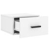 vidaXL Tables de chevet murales 2 pcs blanc 35x35x20 cm