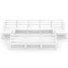 vidaXL Salon de jardin 10 pcs bois de pin massif