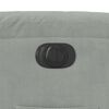 vidaXL Fauteuil inclinable &eacute;lectrique gris clair velours