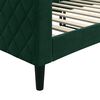 vidaXL Lit de repos sans matelas vert fonc&eacute; 80x200 cm velours