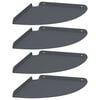 vidaXL &Eacute;tag&egrave;re Flottante d'Angle 4 pc Anthracite 30 x 30 x 2 cm