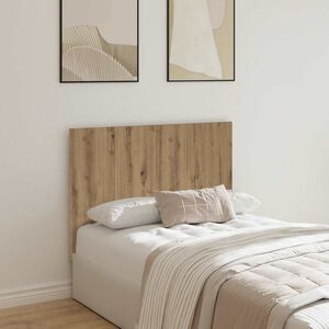 vidaXL T&ecirc;te de lit ch&ecirc;ne artisanal 120x1,5x80 cm bois d'ing&eacute;nierie