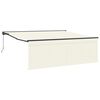 vidaXL Auvent R&eacute;tractable Cr&egrave;me 400 &times; 300 cm Polyester et Aluminium