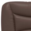 vidaXL Cadre de lit sans matelas Hvar marron 140x190 cm similicuir