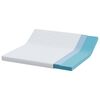 vidaXL Matelas Blanc 180 x 200 cm Tissu jacquard