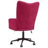 vidaXL Chaise de relaxation Rouge bordeaux Velours