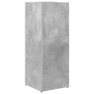 vidaXL Porte-parapluie Gris b&eacute;ton 25 x 24,5 x 64 cm Bois d'ing&eacute;nierie
