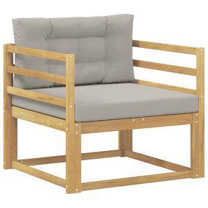 vidaXL Sofa de milieu ext&eacute;rieur Polyester Blanc