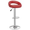 vidaXL Tabourets de bar lot de 2 rouge bordeaux similicuir