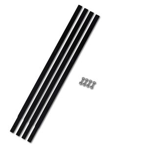 vidaXL Tube d'extension de tari&egrave;re de sol 4x1 m Raccord de tube Acier