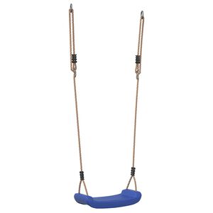 vidaXL Balan&ccedil;oire d'ext&eacute;rieur d'enfants simple et corde r&eacute;glable bleu