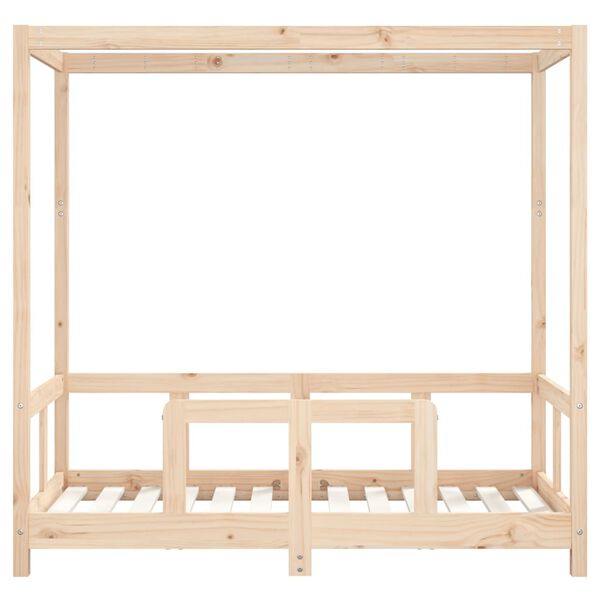 vidaXL Cadre de lit pour enfant 70x140 cm bois de pin massif