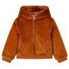Veste &agrave; capuche pour enfants cognac 116