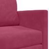 vidaXL Canap&eacute;-Lit 110cm Bordeaux Velours