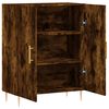 vidaXL Buffet ch&ecirc;ne fum&eacute; 69,5x34x90 cm bois d'ing&eacute;nierie