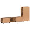 vidaXL Ensemble meuble TV FLORIN Ch&ecirc;ne fum&eacute; Bois d'ing&eacute;nierie