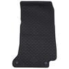 vidaXL Tapis de voiture 4 pcs Noir Caoutchouc