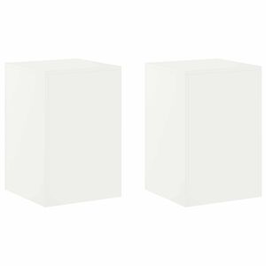 vidaXL Support de Plante 2 pcs Blanc 40 x 40 x 60 cm Acier
