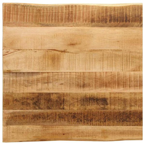 vidaXL Dessus de table bord vivant 40x40x3,8 cm bois de manguier brut