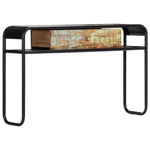 vidaXL Table console 118 x 30 x 75 cm Bois de r&eacute;cup&eacute;ration massif