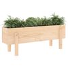 vidaXL Lit sur&eacute;lev&eacute; de jardin 101x30x38 cm bois de pin massif