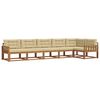 vidaXL Ensemble de canap&eacute;s d'ext&eacute;rieur 6 pcs Naturel et Beige