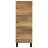 vidaXL Buffet avec 3 portes 40x33x110 cm bois massif manguier et fer