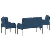 vidaXL Ensembles de canap&eacute;s 3 pcs Bleu 115 x 56 x 80 cm Contreplaqu&eacute;