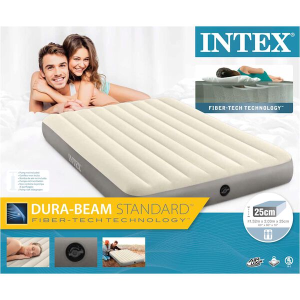 Intex Lit pneumatique Dura-Beam Standard Single-High 152x203x25 cm