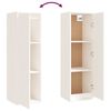 vidaXL Meubles TV 8 pcs Blanc Bois massif de pin