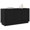 vidaXL Buffet Ch&ecirc;ne noir 102 x 35 x 55 cm Bois d'ing&eacute;nierie