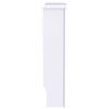 vidaXL Cache-Radiateur 2 pcs Blanc 205 x 20,5 x 81,5 cm