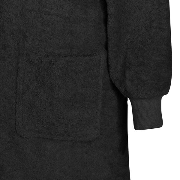 vidaXL Sweat &agrave; capuche couverture KINN Noir XXL Coton