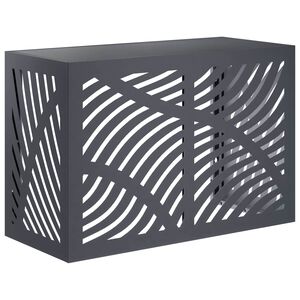 vidaXL Housse de climatiseur Anthracite 90 x 40 x 60 cm Acier