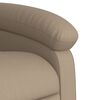 vidaXL Fauteuil inclinable de massage Cappuccino Similicuir