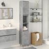 vidaXL Armoire de salle de bain gris b&eacute;ton 30x30x190 cm