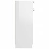 vidaXL Armoire de salle de bain blanc brillant 32x33,5x90 cm