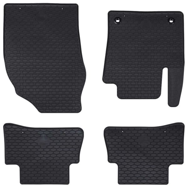 vidaXL Tapis de voiture 4 pcs Noir compatible avec Toyota C-HR hybride