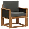 vidaXL Sofa de milieu ext&eacute;rieur Bois d'Acacia Massif Naturel