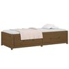 vidaXL Lit de jour sans matelas marron miel 90x200 cm bois pin massif