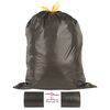 vidaXL Sacs poubelles avec cordons 250 pcs noir 35 L