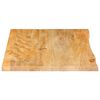 vidaXL Dessus de table &agrave; bord vivant 90x60x2,5 cm bois massif manguier