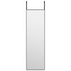 vidaXL Miroir de porte Noir 30x100 cm Verre et aluminium