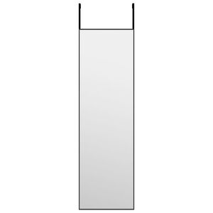 vidaXL Miroir de porte Noir 30x100 cm Verre et aluminium
