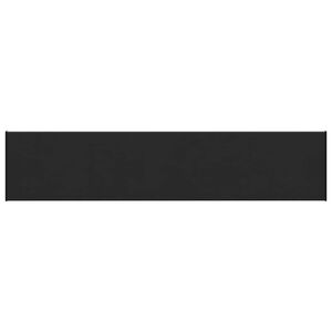 vidaXL Appui de fen&ecirc;tre Noir avec grain de bois 140 x 30 x 4,5 cm PVC