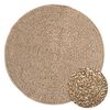 vidaXL Tapis 90 cm aspect jute intérieur et extérieur