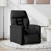 vidaXL Fauteuil inclinable &eacute;lectrique Noir Tissu
