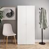 vidaXL Armoire &agrave; chaussures Blanc 80 x 35,5 x 180 cm Bois d'ing&eacute;nierie