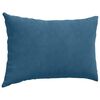 vidaXL Coussins de canap&eacute; 2 pcs Bleu 60 x 40 cm