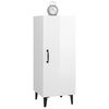 vidaXL Buffet Blanc brillant 34,5x34x90 cm Bois d'ingénierie
